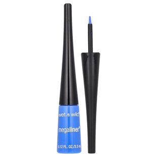 Liquid eyeliner for eyes MegaLiner, color Voltage Blue, Wet n Wild, 3.5 ml.