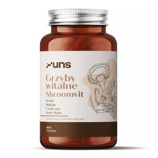 Shroomvit - 45g UNS VitaminsTranslation: Shroomvit - 45g UNS Vitaminas