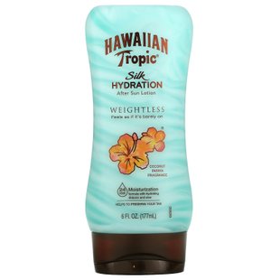 Hawaiian Tropic, Silk Hydration Невесомый, невесомый увлажняющий лосьон после загара, кокос и папайя, 177 мл (6 жидк. Унций) купить в Киеве и Украине