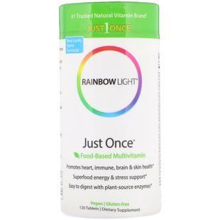 Мультивитамины Rainbow Light (Just Once) 120 таблеток купить в Киеве и Украине