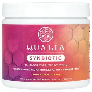 Qualia, Synbiotic&trade;, Tropical Fruit, 5.6 oz (157.5 g) купить в Киеве и Украине