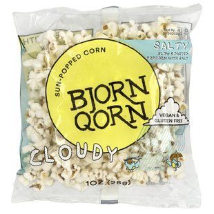 BjornQorn, жареная на солнце кукуруза, соленая, мутная, 28 г (1 унция) купить в Киеве и Украине