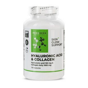 Progress Nutrition, Hyaluronic Acid & Collagen, 120 caps купить в Киеве и Украине