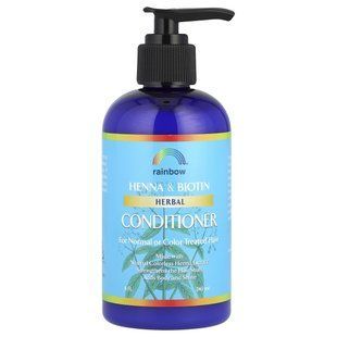 Henna & Biotin, травяной кондиционер, Rainbow Research, 8 жидких унций (240 мл) купить в Киеве и Украине
