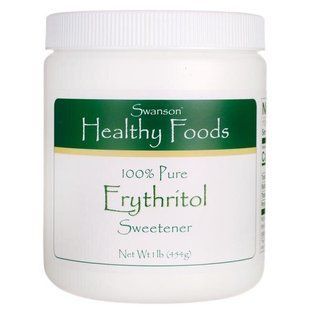 100% чистый эритрит, 100% Pure Erythritol, Swanson, 454 грам купить в Киеве и Украине
