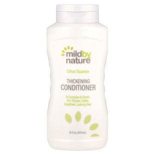 Complex of B vitamins for adding volume to hair + hair conditioner with biotin, citrus, Mild By Nature, 414 ml (14 fl oz)
