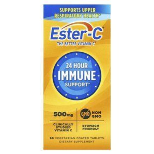 EsterC, 24 Hour Immune Support, 60 Vegetarian Coated Tablets