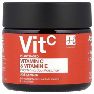 Dr. Botanicals, Vitamin C & Vitamin E, Brightening Duo Moisturizer, 2 fl oz (60 ml) купить в Киеве и Украине