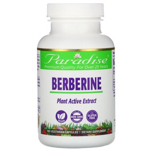 Берберин, Berberine, Paradise Herbs, 180 вегетарианских капсул купить в Киеве и Украине