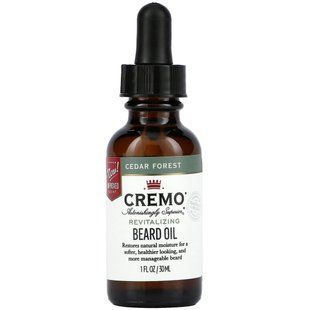 Cremo, Олія для бороди, кедровий ліс, 1 рідка унція (30 мл)