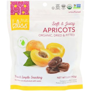 Органические турецкие абрикосы, Fruit Bliss, 5 унц. (142 г) купить в Киеве и Украине