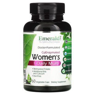 Womens Coenzymated Multivitamins for Daily Use, 60 Plant Capsules