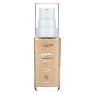 L'Or&eacute;al, True Match, чудова розтушовувана тональна основа, W2 Warm Light, 30 мл (1 рідка унція)