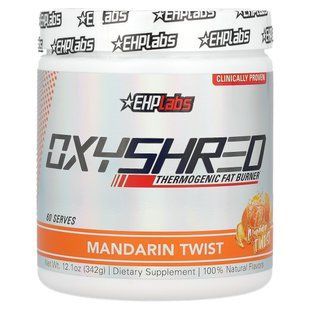 EHPlabs, OxyShred, Thermogenic Fat Burner, Mandarin Twist, 12.1 oz (342 g) купить в Киеве и Украине