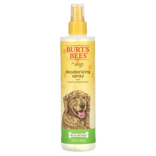 Burt's Bees, Дезодорирующий спрей для собак с яблоком и розмарином, 10 жидких унций (296 мл) купить в Киеве и Украине