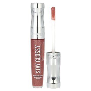 Rimmel London, Stay Glossy Lip Gloss, 450 Pink About It, 0.18 fl oz (5.5 ml) купить в Киеве и Украине