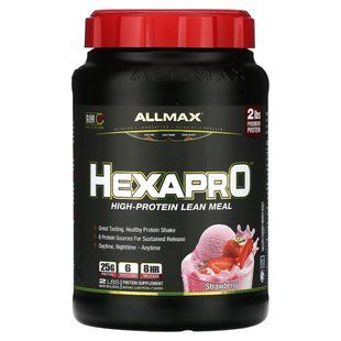 ALLMAX, Hexapro&trade;, High-Protein Lean Meal, Strawberry, 2 lbs (907 g) купить в Киеве и Украине