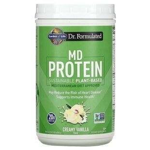 Garden of Life, MD Protein, eco-friendly plant-based, creamy vanilla, 29.63 ounces (840 g)
