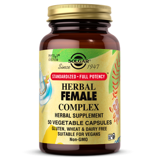 Травяной комплекс для женщин Solgar (Herbal Female Complex) 50 растительных капсул купить в Киеве и Украине