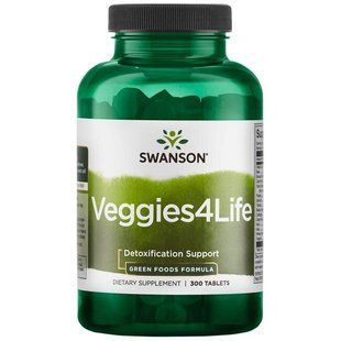 Овочевий комплекс Swanson (Veggies4Life) 300 таблеток купить в Киеве и Украине