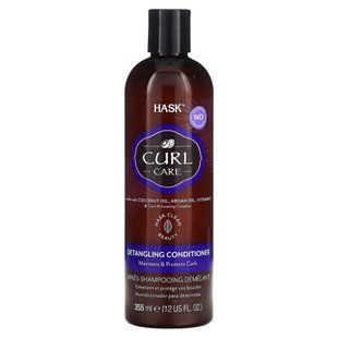 Hask Beauty, Curl Care, Detangling Conditioner, For All Curls Patterns, 12 fl oz (355 ml) купить в Киеве и Украине