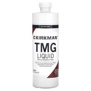 Kirkman Labs, TMG Liquid, Natural Raspberry, 16 fl oz (473 ml) купить в Киеве и Украине