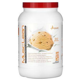 Metabolic Nutrition, MuscLean, Lean Muscle Weight Gainer, Peanut Butter Milkshake, 2.5 lb