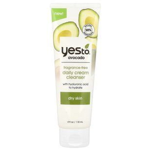 Avocado, daily cleansing cream, fragrance-free, 4 fluid ounces (118 ml)