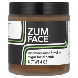 Sugar scrub for face with rosemary, mint, and walnut Indigo Wild (Zum Face) 113 g
