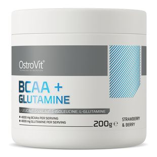 OstroVit-BCAA + Glutamine OstroVit 200 г Полуниця - Чорниця купить в Киеве и Украине