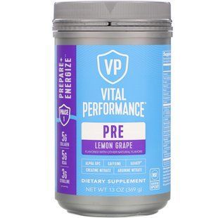 Amino Acids, Natural Lemon Grape, Performance, PreWave, 369 g