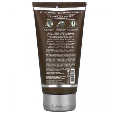 Hair ResQ, засіб для підвищення густоти волосся, гель сильне фіксації &laquo;стиль + потовщення&raquo;, Petal Fresh, 150 мл