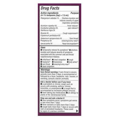 Syrup for cold and flu with elderberry berry flavor Natures Way (Umcka Elderberry) 120 ml