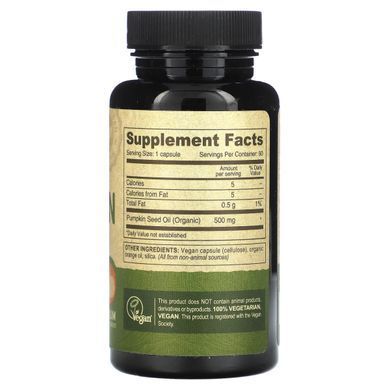 Deva, Vegan Pumpkin Seed Oil, 90 Vegan Caps купить в Киеве и Украине