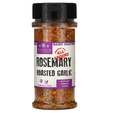 Смажений часник з розмарином, Rosemary Roasted Garlic, The Spice Lab, 138 г