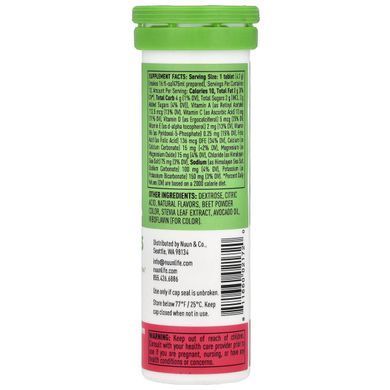 Hydration, vitamins, effervescent vitamin supplement, strawberry watermelon, 12 tablets