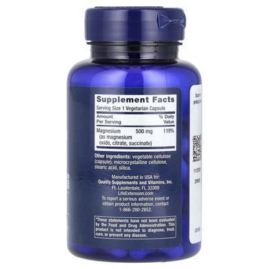 Life Extension Magnesium Capsules (100 Capsules)