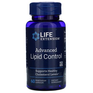 Рівень ліпідів: вдосконалена формула Life Extension (Lipid Control) 60 капсул