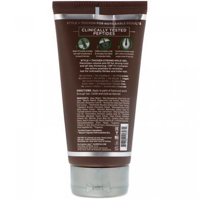 Hair ResQ, засіб для підвищення густоти волосся, гель сильне фіксації &laquo;стиль + потовщення&raquo;, Petal Fresh, 150 мл