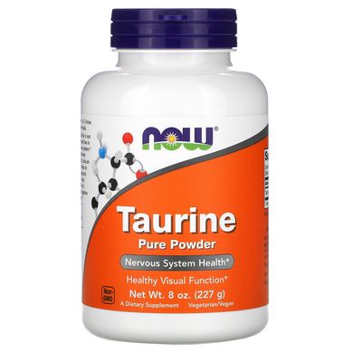 Таурін Now Foods (Taurine Pure Powder) 1000 мг 227 г