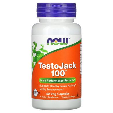Тестостерон Now Foods (TestoJack 100) 60 капсул