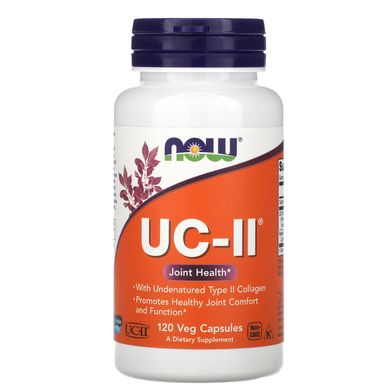 Колаген типу II Now Foods (UC-2 Collagen) 120 вегетаріанських капсул
