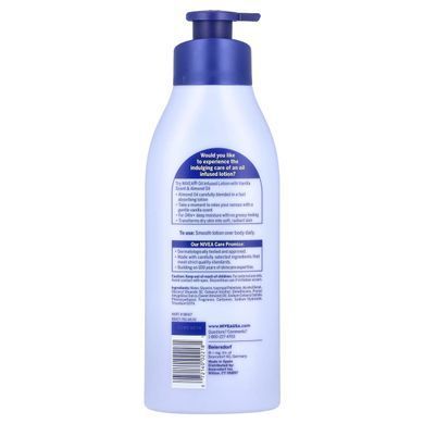 Масляний лосьйон для тіла Nivea (Oil Infused Lotion Vanilla and Almond Oil) 500 мл ваніль і мигдальне масло