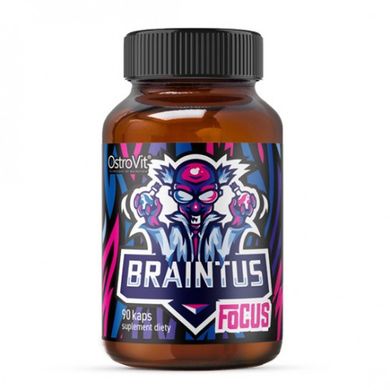 Харчова добавка для мозку, BRAINTUS FOCUS, OstroVit, 90 капсул