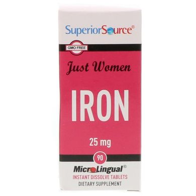 Залізо для жінок Superior Source (Iron) 25 мг 90 мікро таблеток