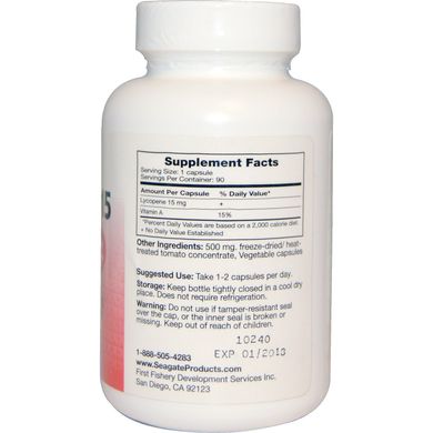 Лікопін-15 Seagate (Lycopene-15) 15 мг 90 капсул