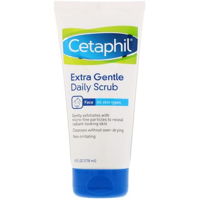 Скраб для щоденного використання Cetaphil (Extra Gentle Daily Scrub) 178 мл