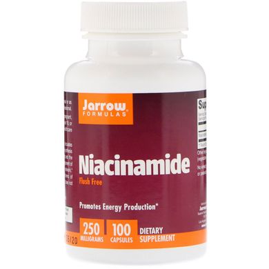 Ніацинамід Jarrow Formulas (Niacinamide) 250 мг 100 капсул