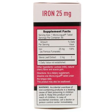 Залізо для жінок Superior Source (Iron) 25 мг 90 мікро таблеток
