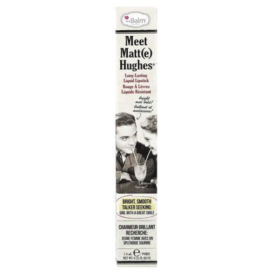 theBalm Cosmetics, Meet Matt(e) Hughes&reg;, Long-Lasting Liquid Lipstick, Trustworthy, 0.25 fl oz (7.4 ml)